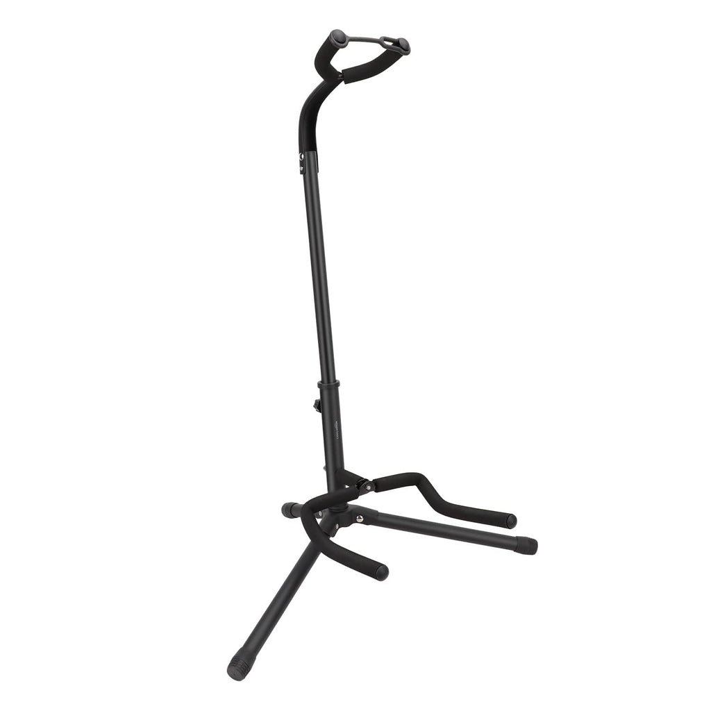 Black Height Adjustable Foldable Guitar Stand A3896