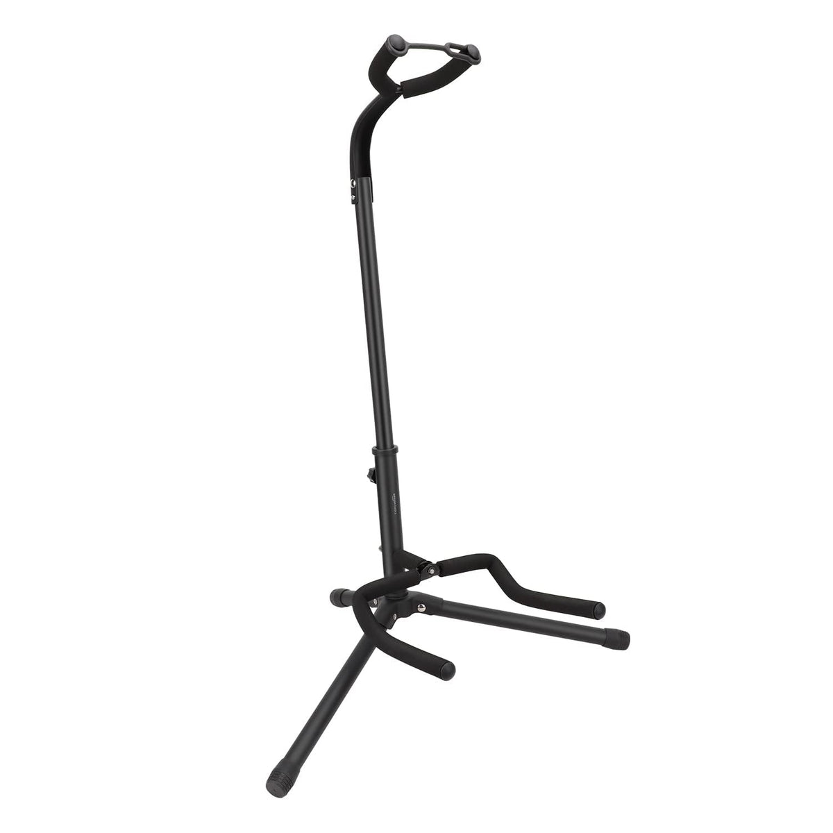 Black Height Adjustable Foldable Guitar Stand A3896