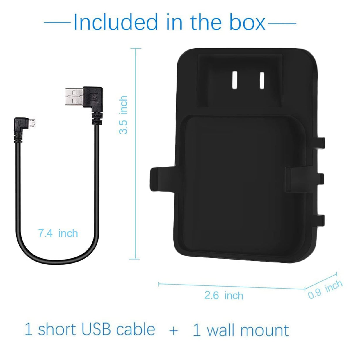 Wall Mount Bracket Holder for Camera (Black) D46885