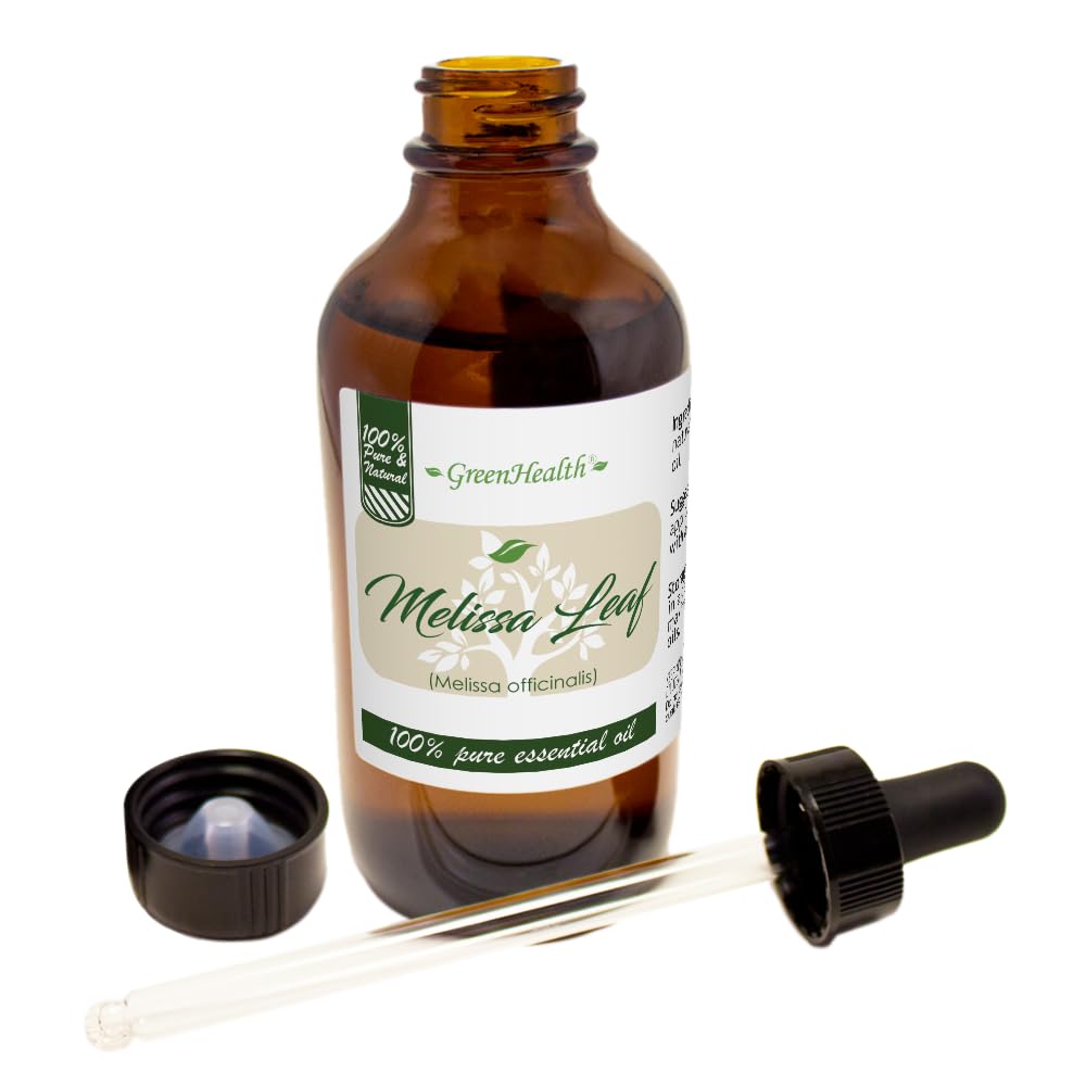 Leaf Essential Oil 4 fl oz Glass Bottle S4728
