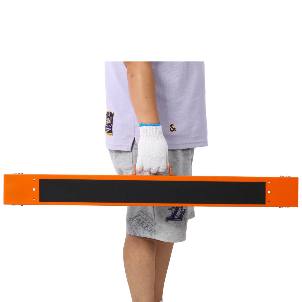 Folding Sawhorse 2 Pack Heavy Duty 550 lbs Capacity Portable Collapsible Metal Frame Non-Slip A164238