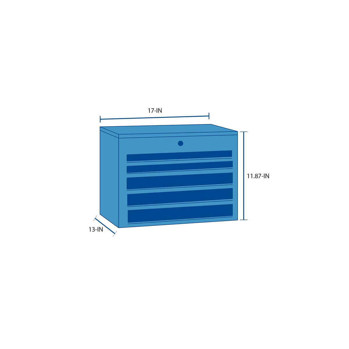 Lockable 17-in. Deep Tool Box M214