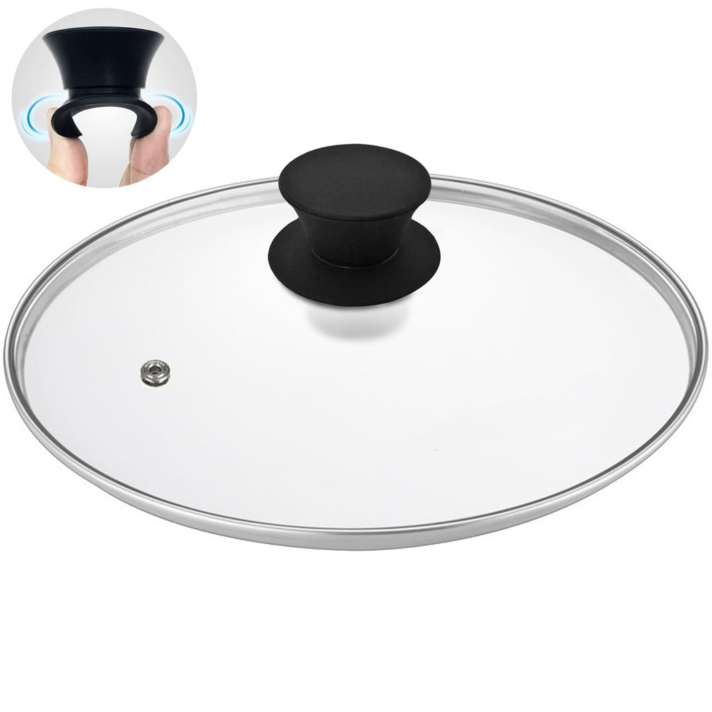 Tempered Glass Lid with Heat Resistant Handle 10.25 In L91436