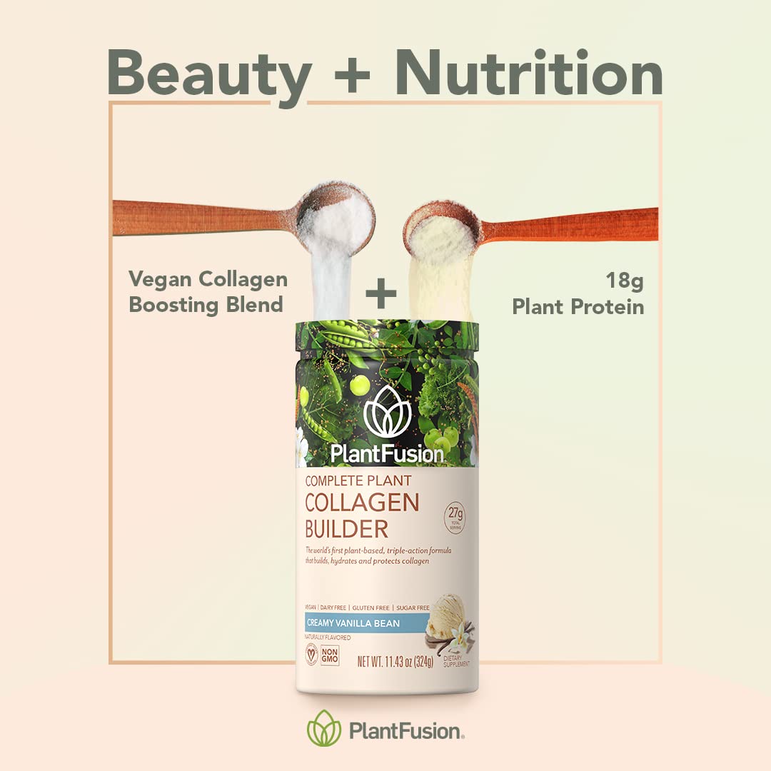 Vegan Collagen Protein Powder Unflavored 10.58 oz F858699