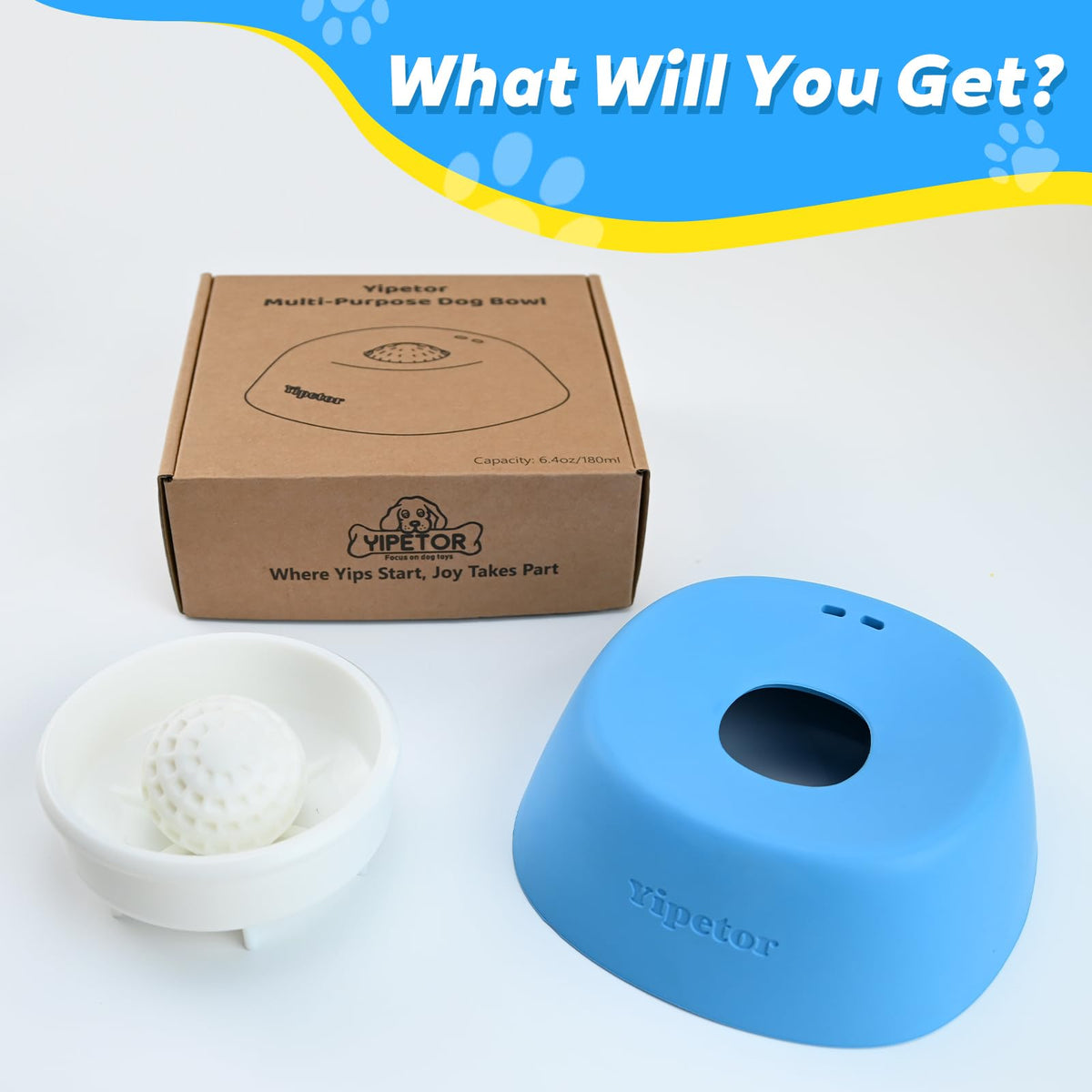 Dog Lick Bowl Slow Feeder Puzzle Toys P716
