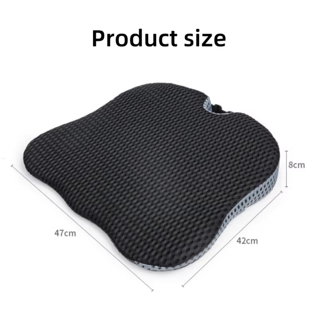 Black Memory Foam Car Seat Booster Cushion U744
