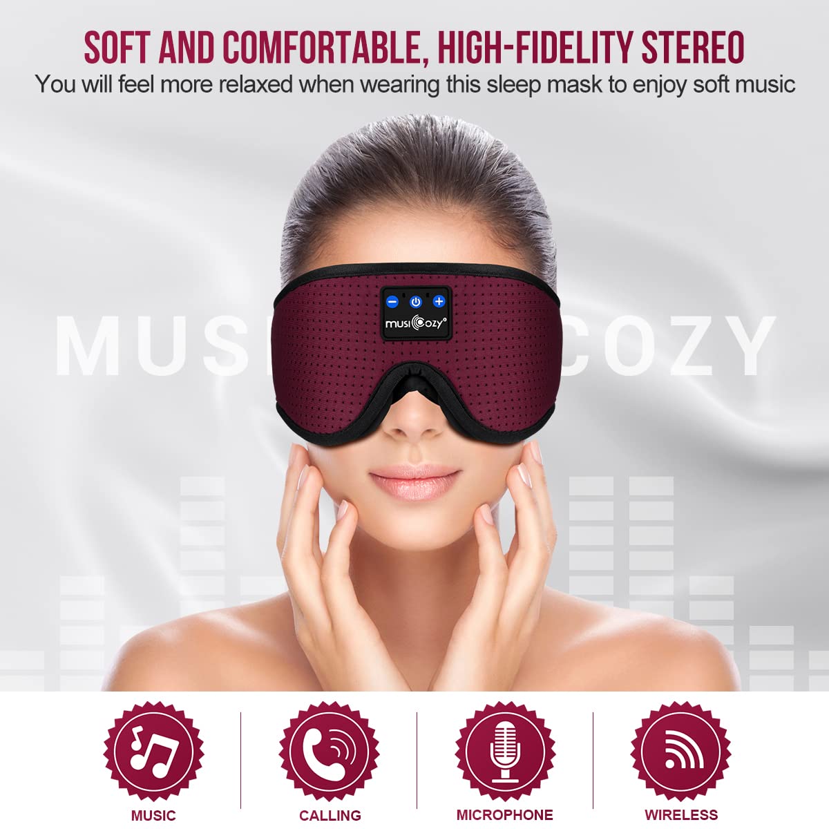 3D Bluetooth Sleep Headphones Headband A303268