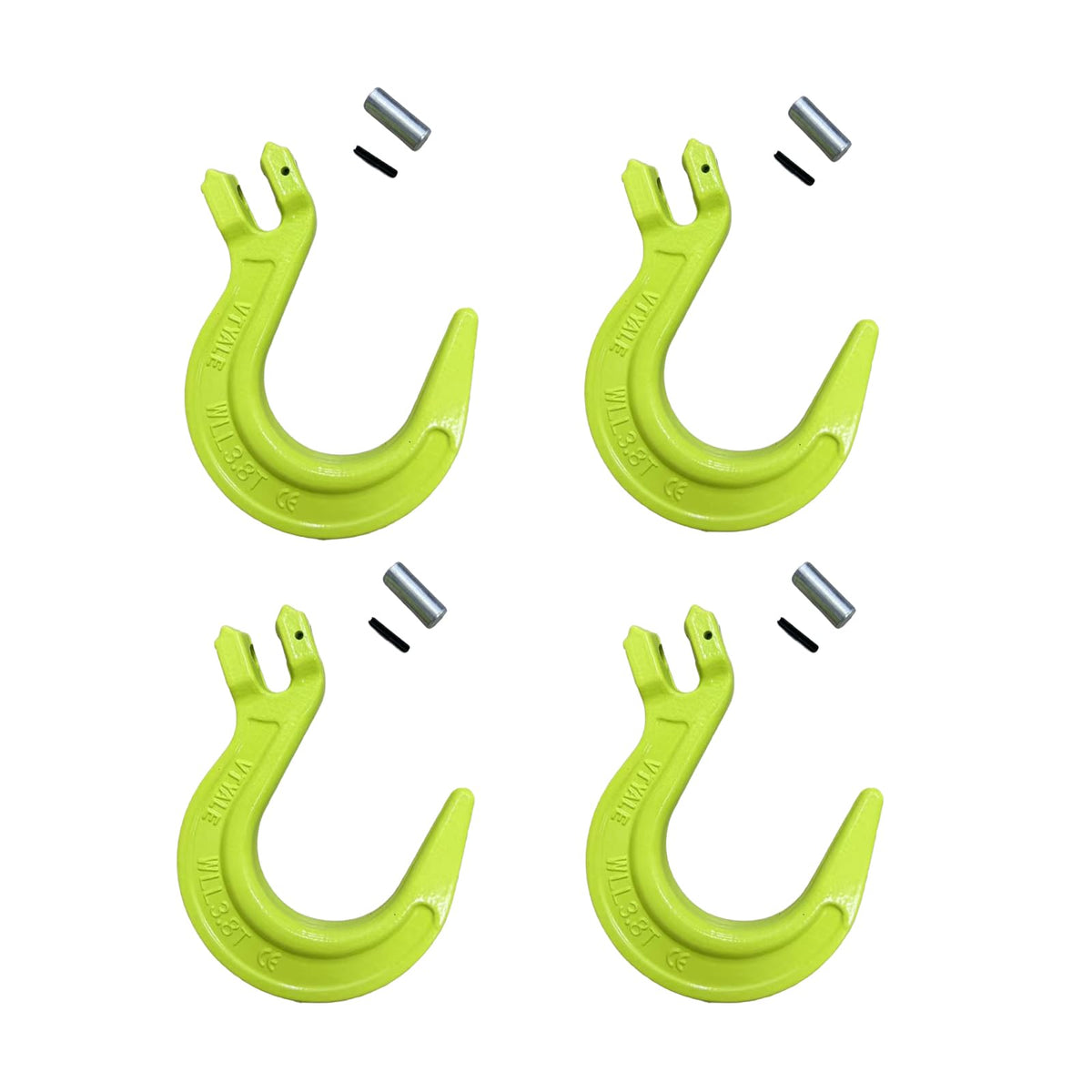 3/8" G80 Clevis Foundry Hook 4 Pack A908