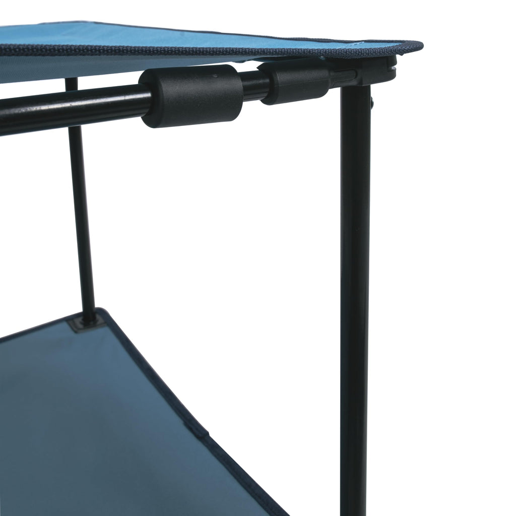 22” Square Compact Outdoor Folding Table with Cup Holders and Carry Bag R18777