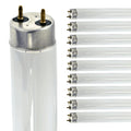24 Inch T8 Fluorescent Tube Light Bulb 18W 4100K Cool White G13 Bi-Pin Base 1200 Lumen 2 Foot Linear Lamp Pack of 10 D924