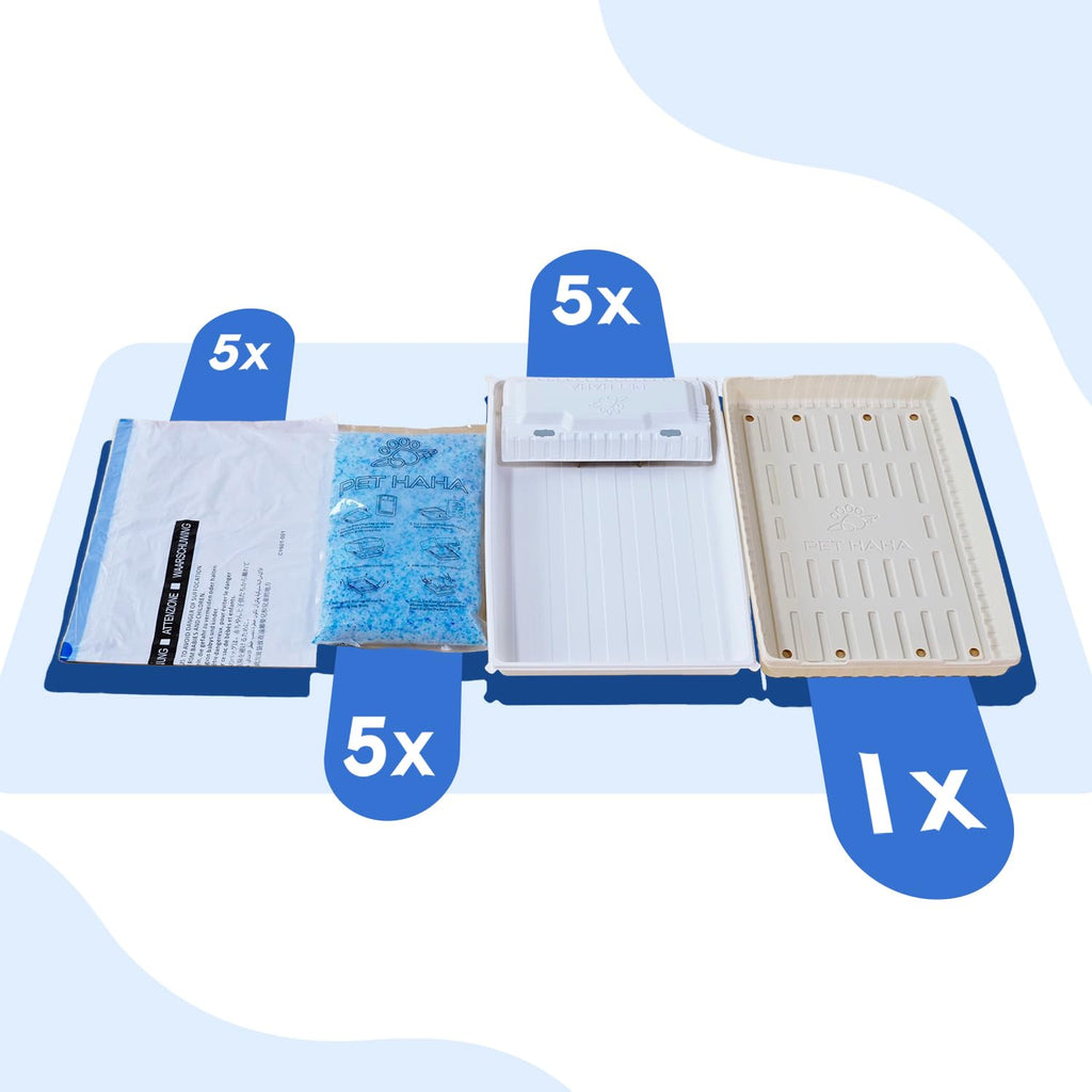 Cat Litter & Disposable Litter Trays 5 Sets O1158
