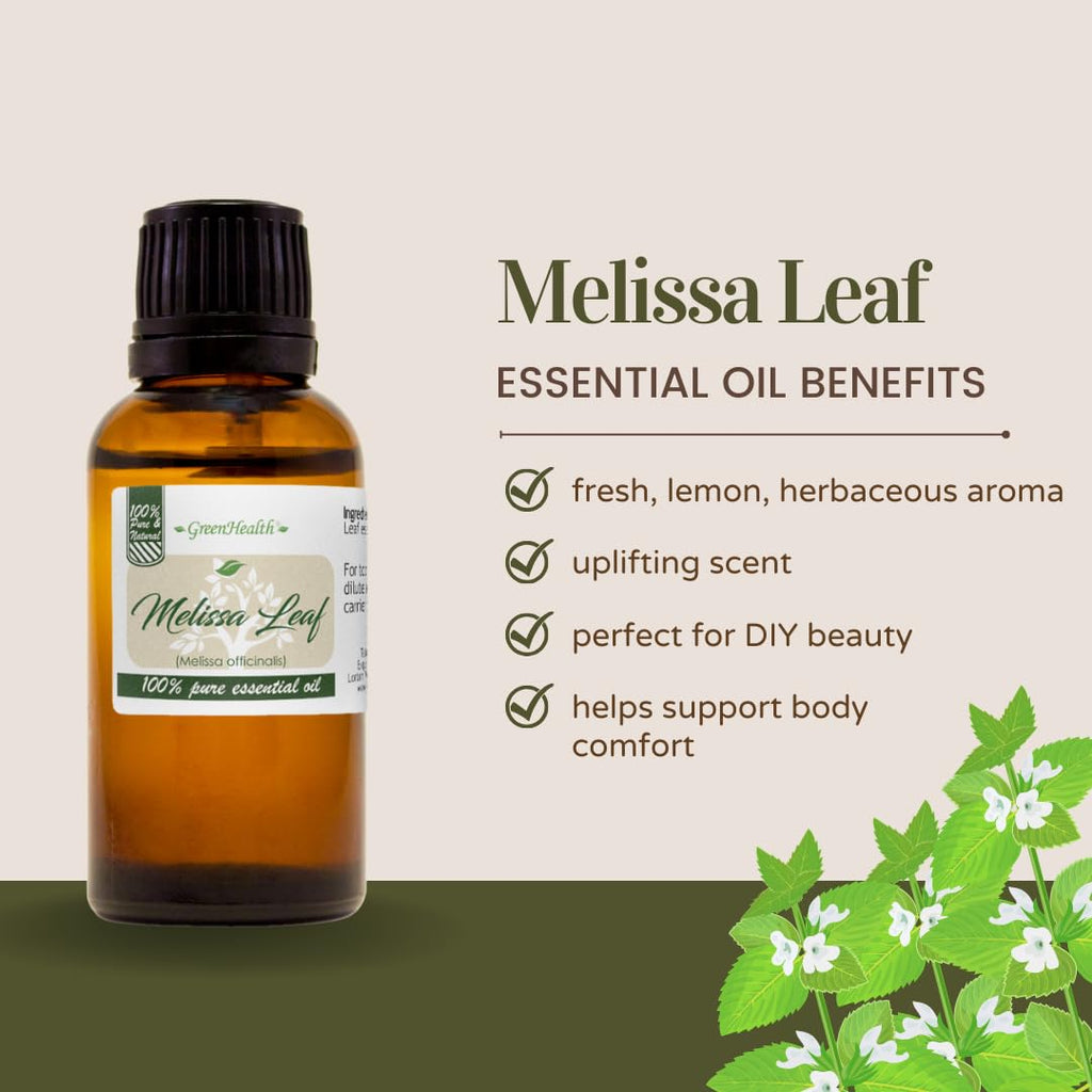 Leaf Essential Oil 4 fl oz Glass Bottle S4728