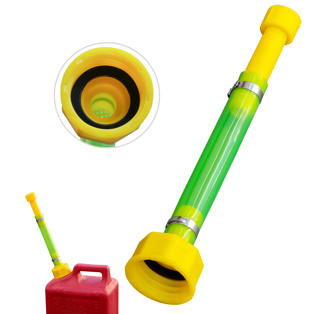 Gas Can Spout Replacement 10 Inch Flexible PVC Nozzle L2717
