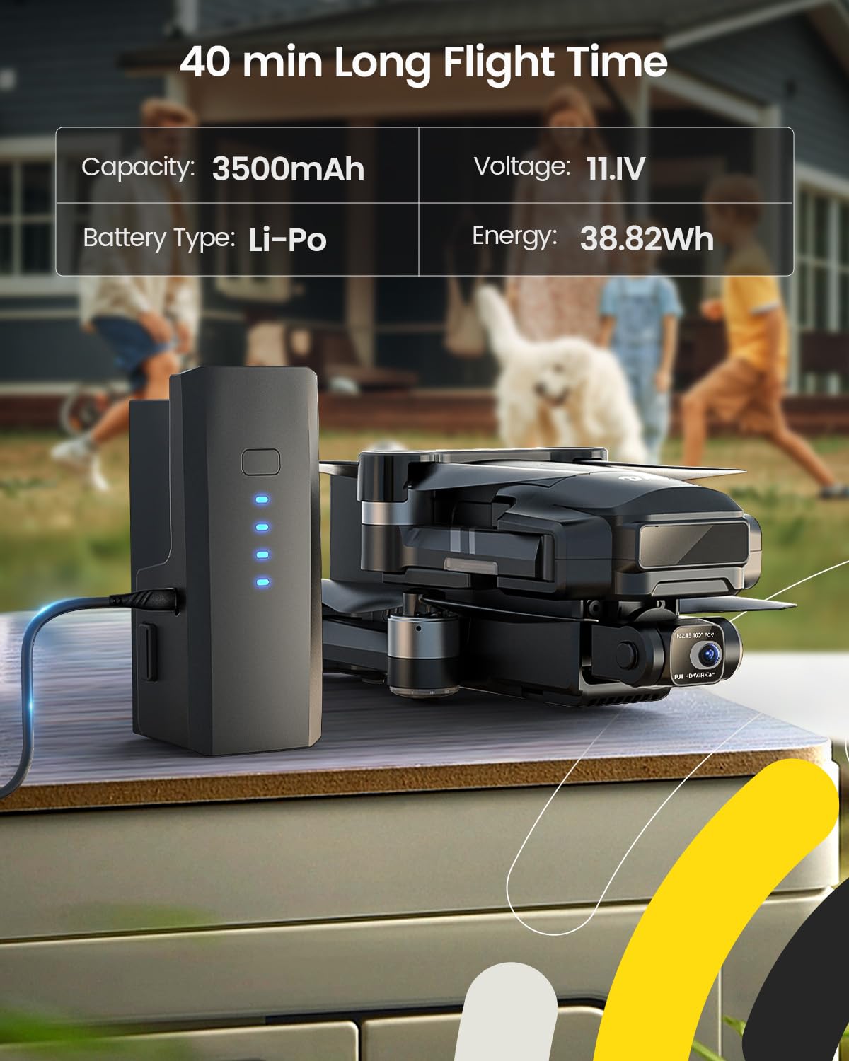 2-Axis Gimbal 4K Camera Drone F56346