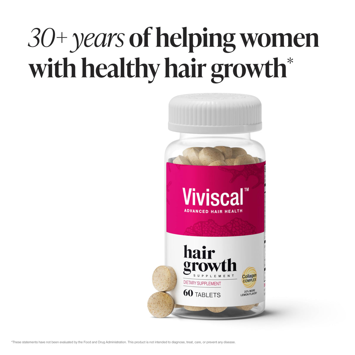 Hair Growth Supplements for Women, 60 Tablets P1100