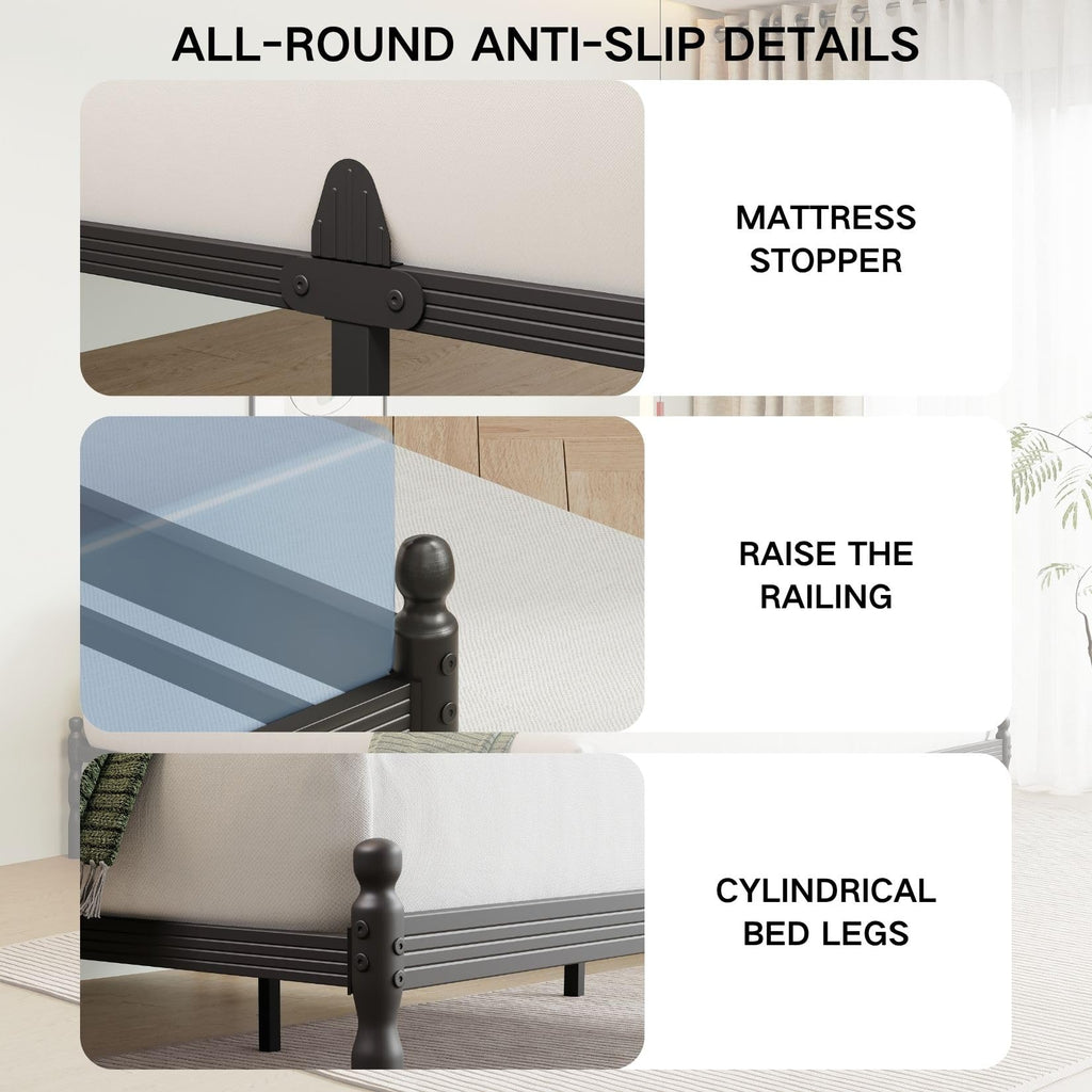 Queen Size Metal Bed Frame T41458