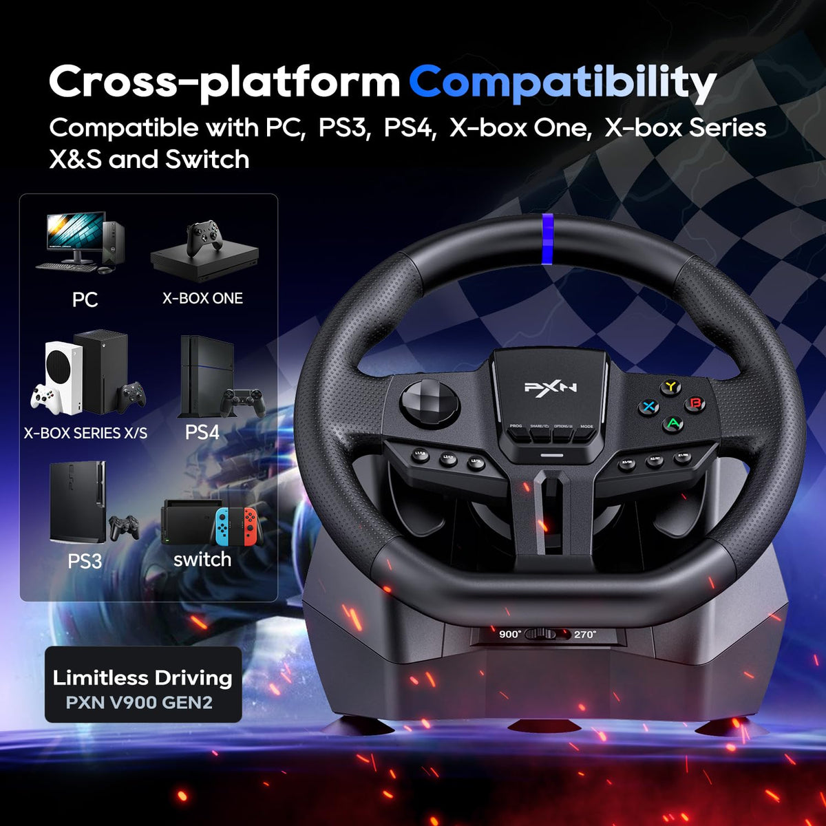 Gaming Steering Wheel G963