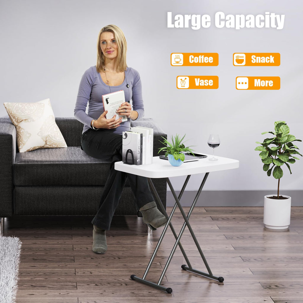 White 30" Folding Table N294090