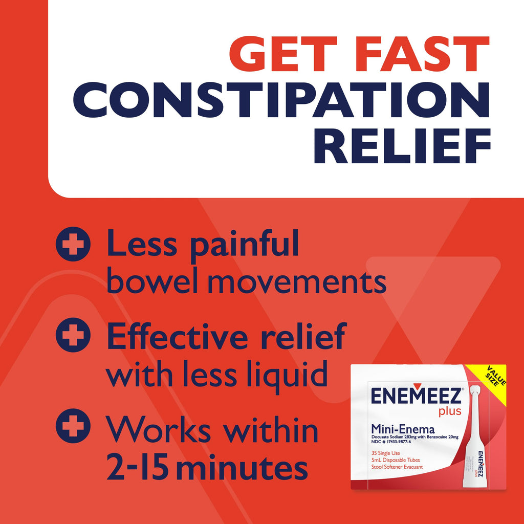 Docusate Sodium Benzocaine Mini Enema 35 Count K91522