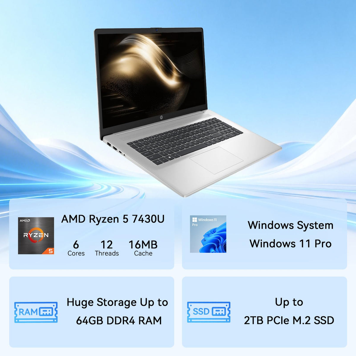 17.3 Inch Touchscreen Laptop J67807