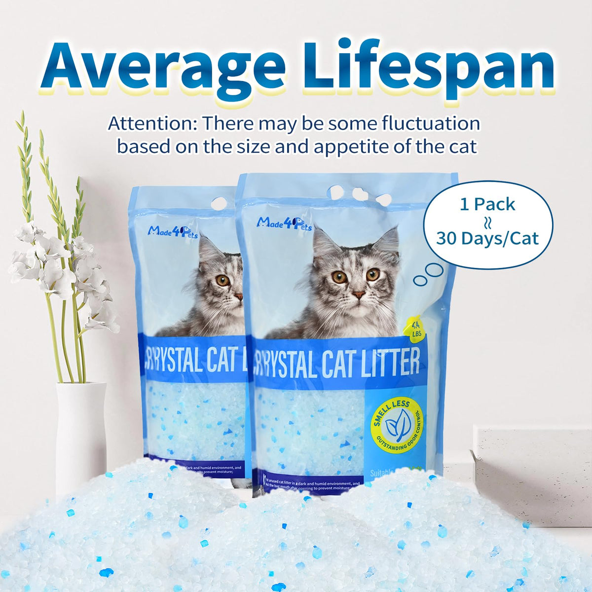 Cat Litter Crystals 25.8 lbs F760130
