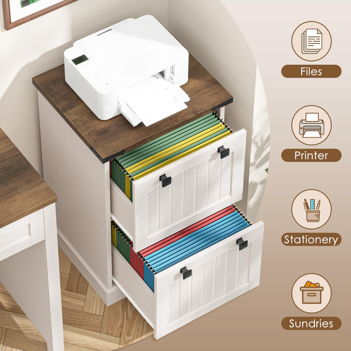 2 Drawer Small File Cabinet S542288