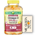 Omega 3 500mg 180 Softgels Fish Oil Dietary Supplements W1280
