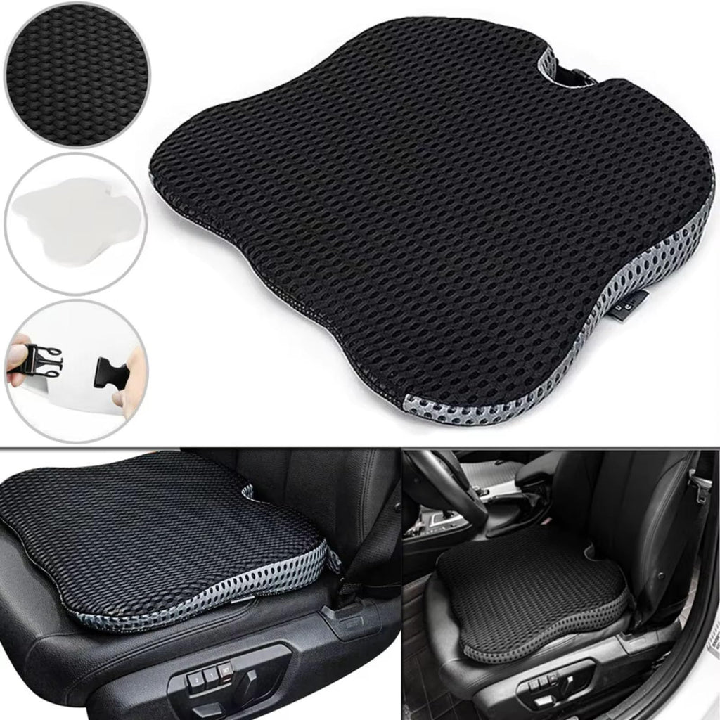 Black Memory Foam Car Seat Booster Cushion U744