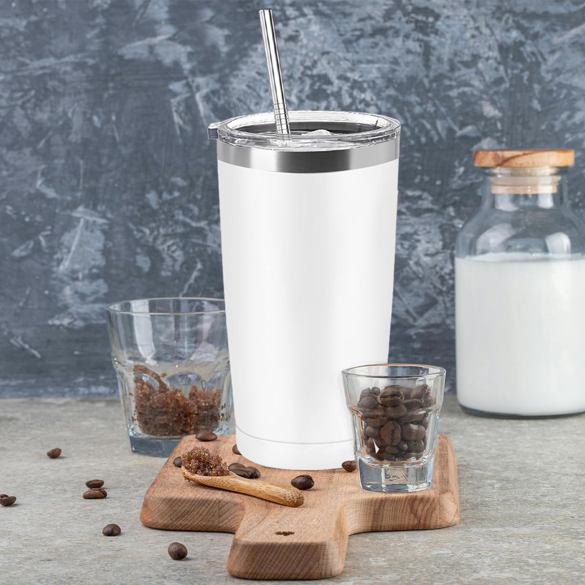 16 Pack Stainless Steel 20oz Insulated Tumbler T7903
