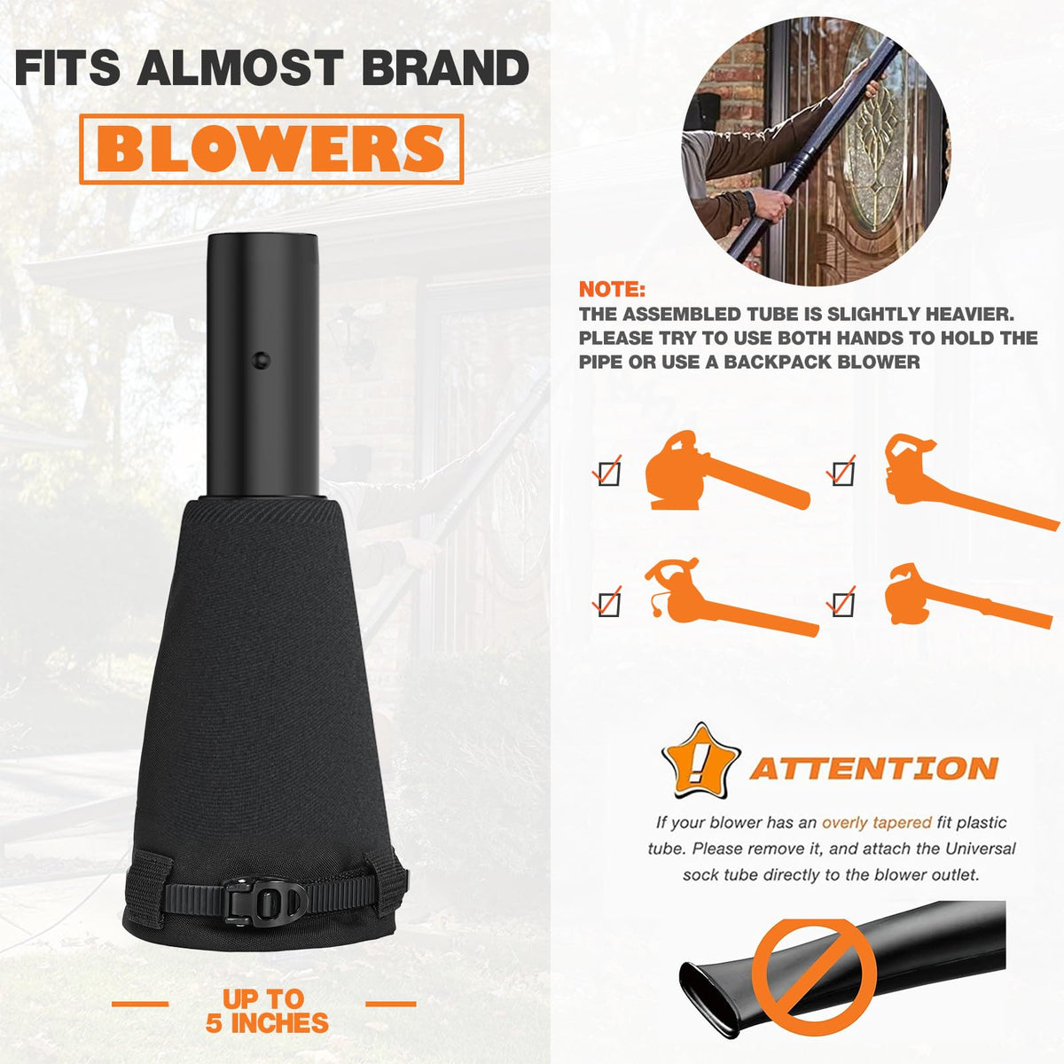 Gutter Cleaning Kit for Leaf Blowers, 11 Feet M342
