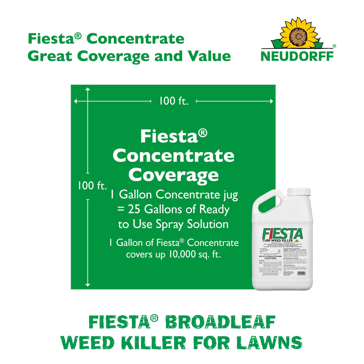 Turf Weed Killer Herbicide Concentrate One Gallon E54225