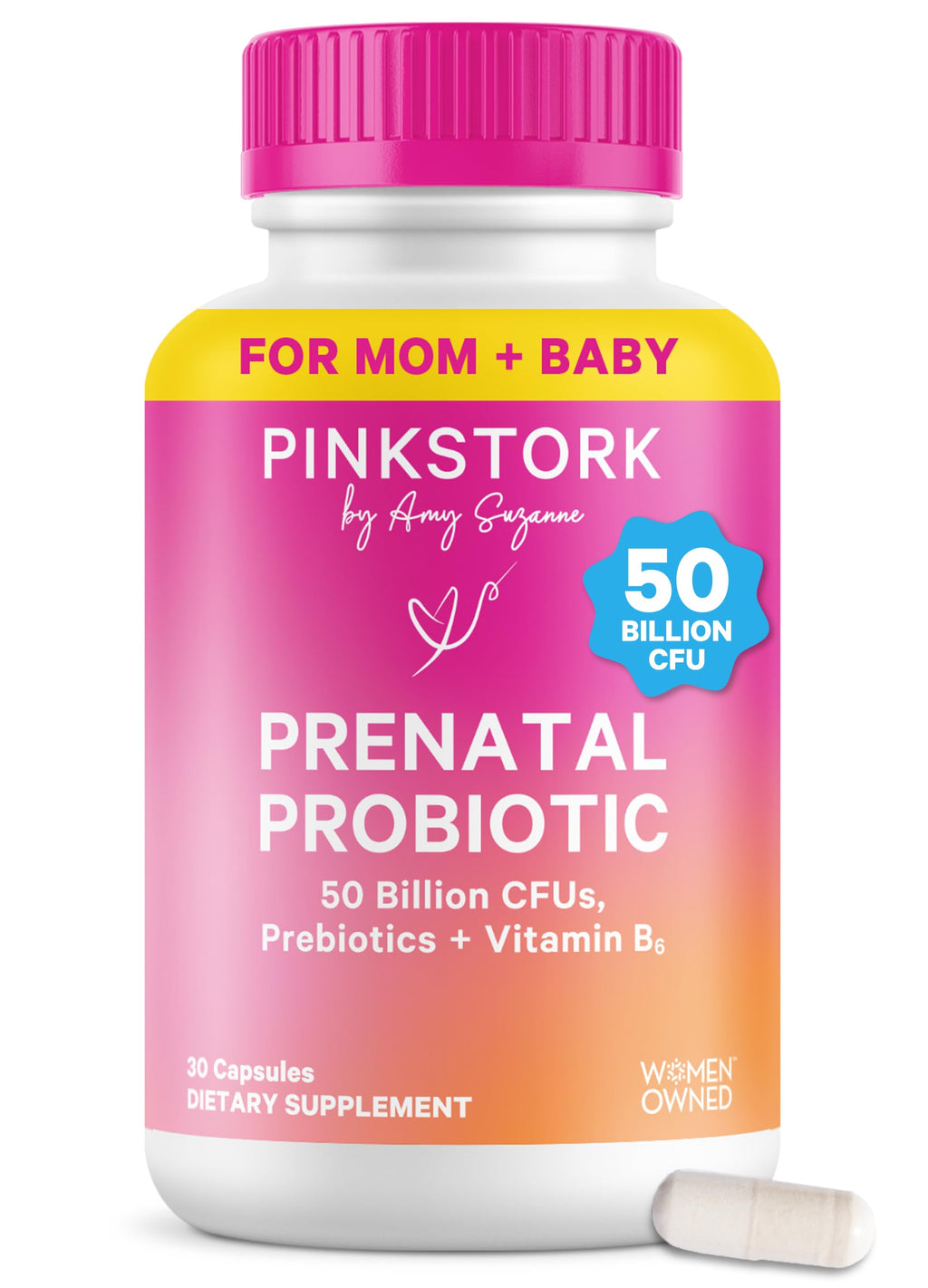 Prenatal Probiotic 50 Billion CFU 30 Capsules J678117