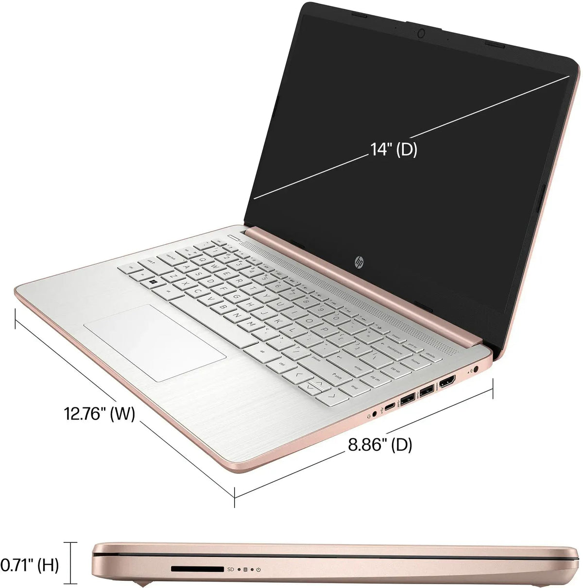 14-inch Laptop, Intel Celeron N4000, 4 GB RAM, 64 GB eMMC B5246