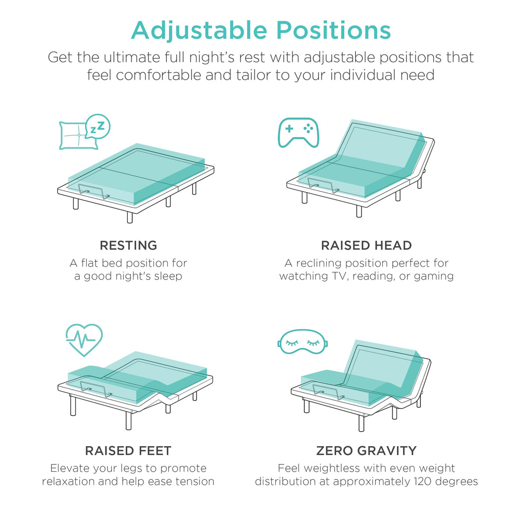 Twin XL Size Adjustable Bed Frame V60224