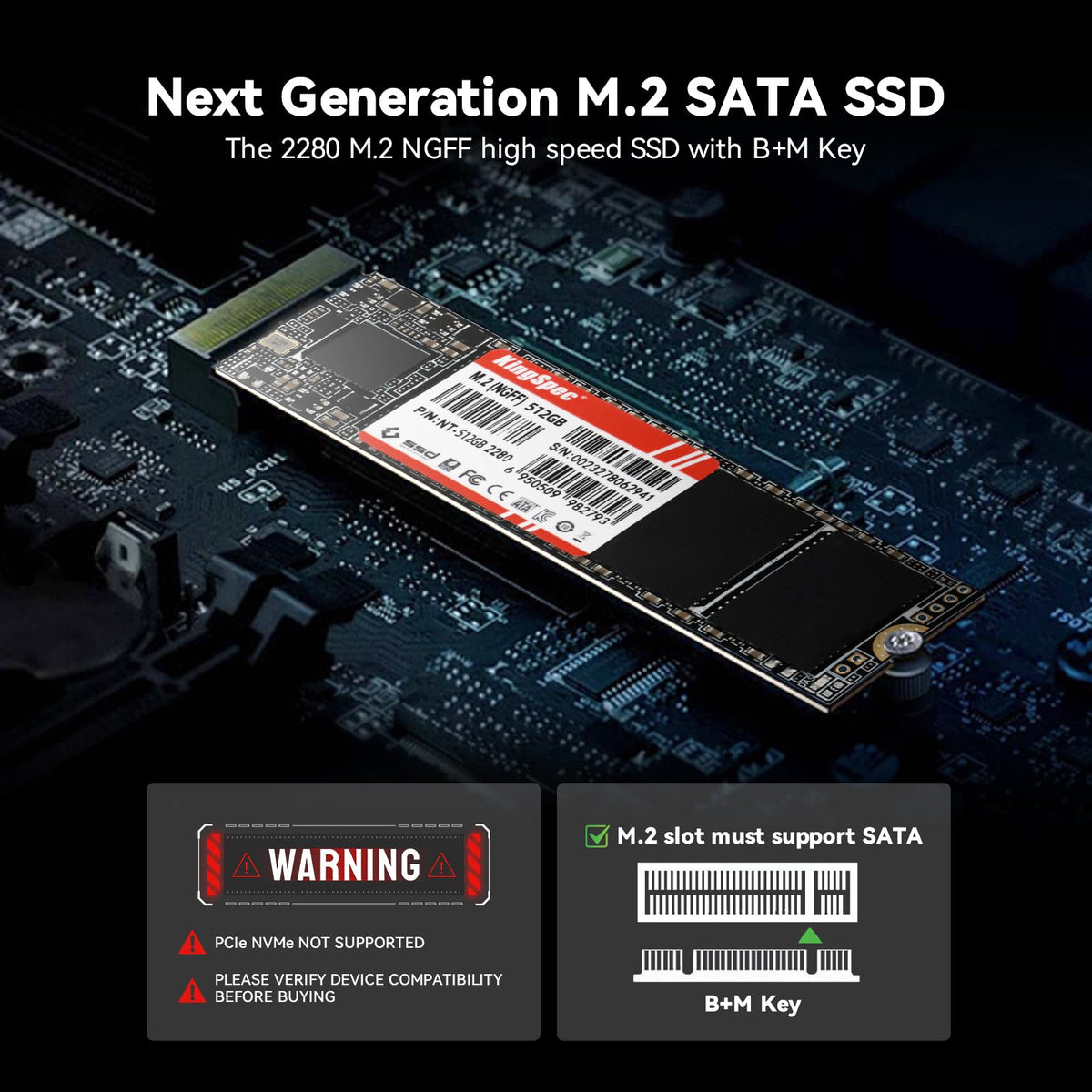 512GB M.2 SATA III 2280 SSD Q235360