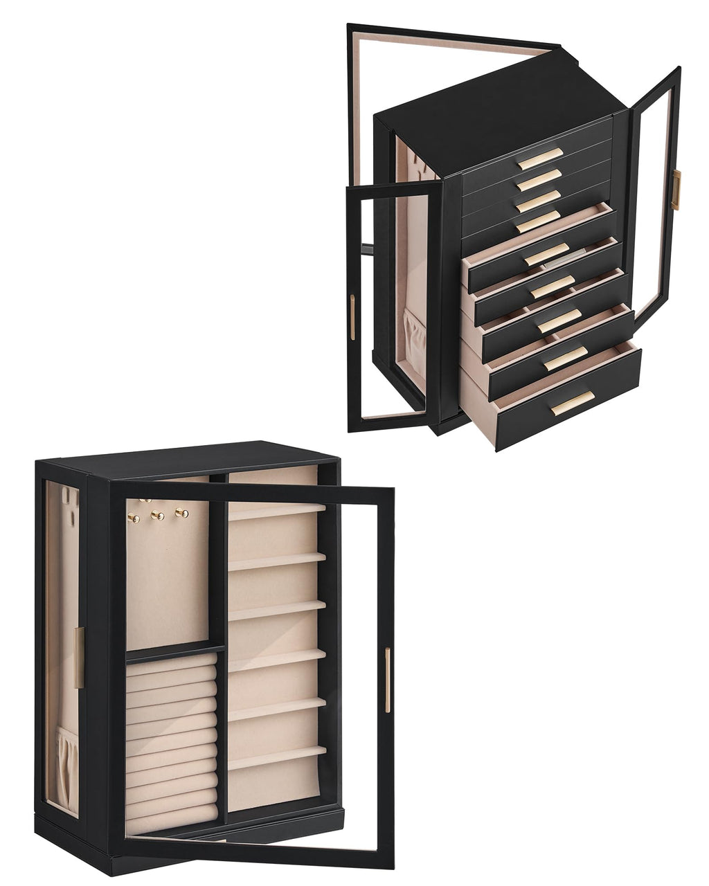 360° Rotating 9 Drawer Jewelry Box S7405