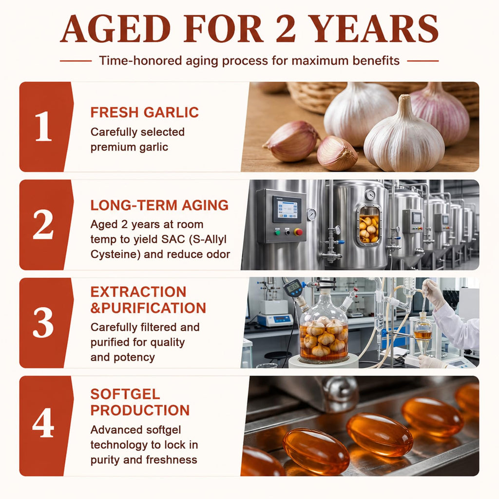 Aged Garlic Extract Softgels 1,200 mg 180 Softgels E31461