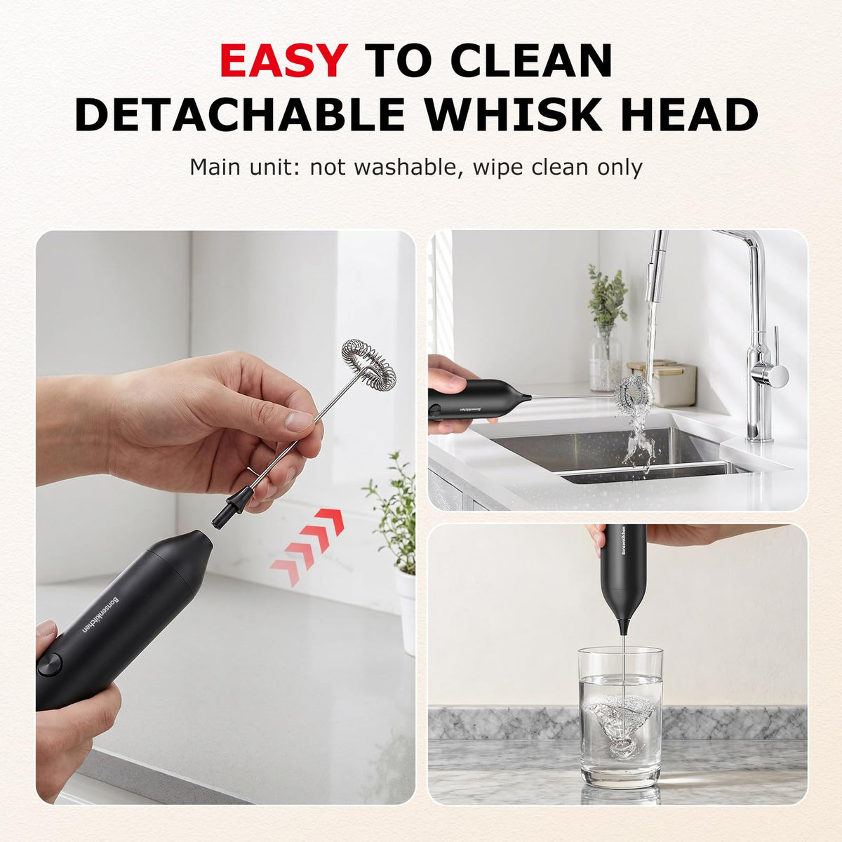 Rechargeable Handheld Milk Frother R8936