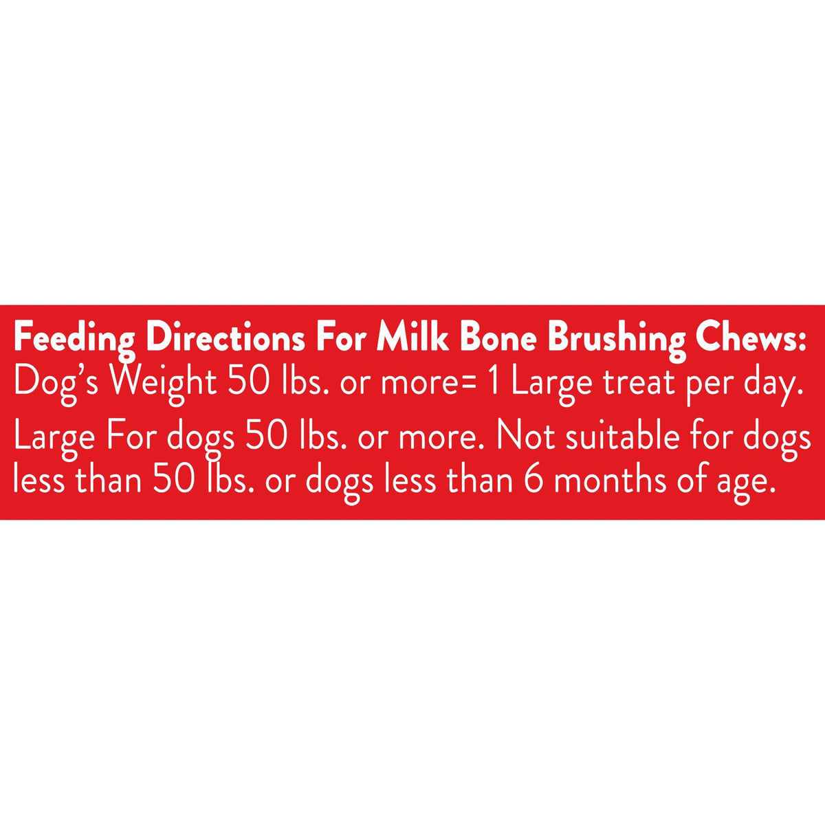 Large Daily Dental Dog Treats W156