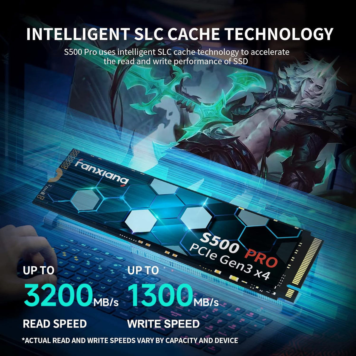 512GB NVMe M.2 PCIe Gen3x4 Internal Solid State Drive L479694
