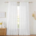 White Sheer Curtains W52 x L95 W412