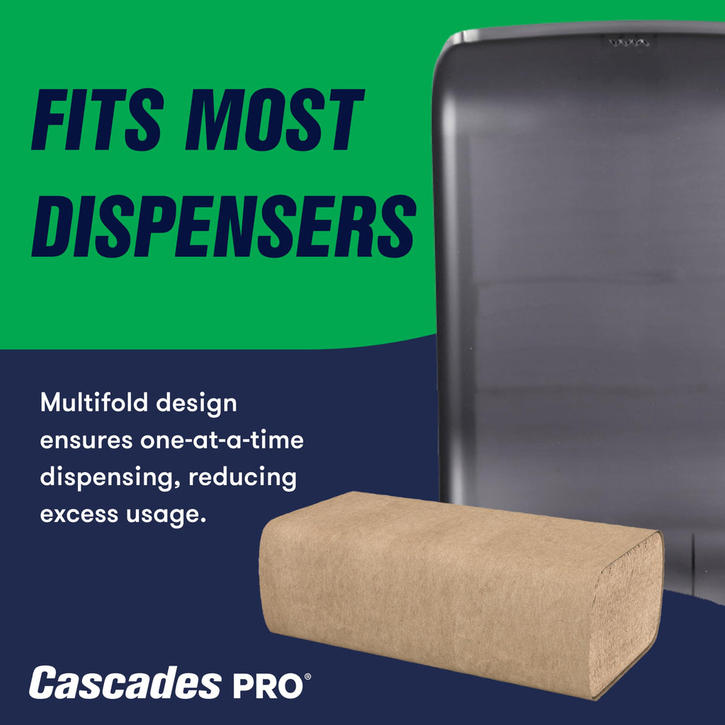 Multifold Paper Towels 250 Sheets 16 Packs Natural Brown R676
