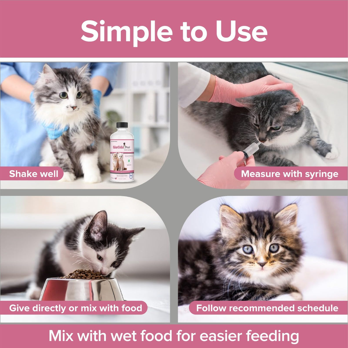 60mls Chicken Flavour Oral Suspension Dewormer J256