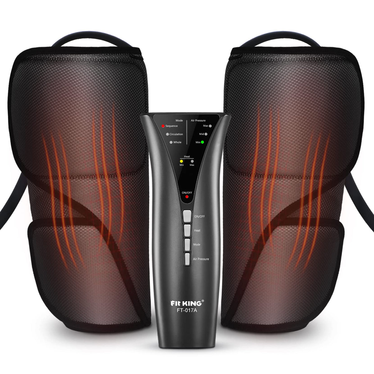Air Compression Leg Massager with Heat K959035