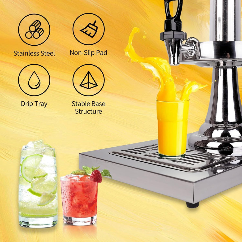 Stainless Steel Beverage Dispenser with Stand U383