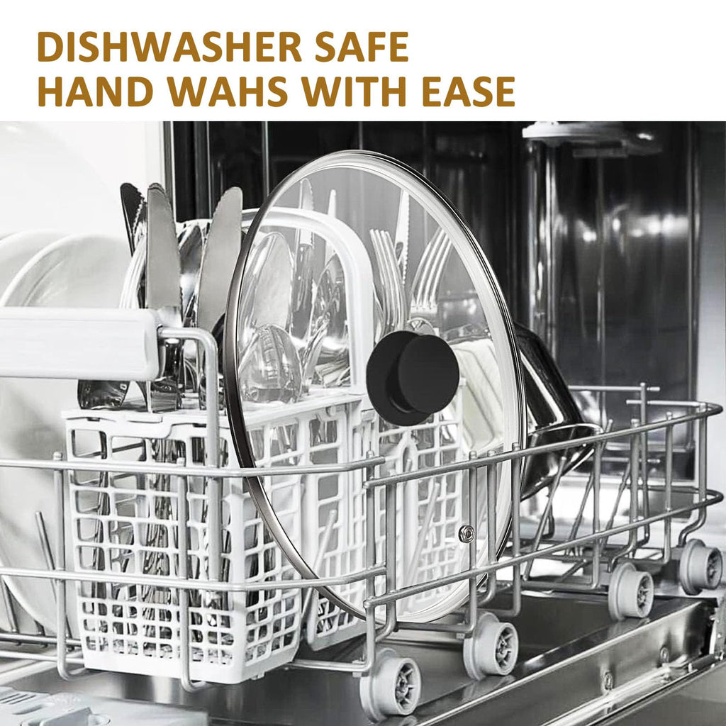 Tempered Glass Lid with Heat Resistant Handle 10.25 In L91436