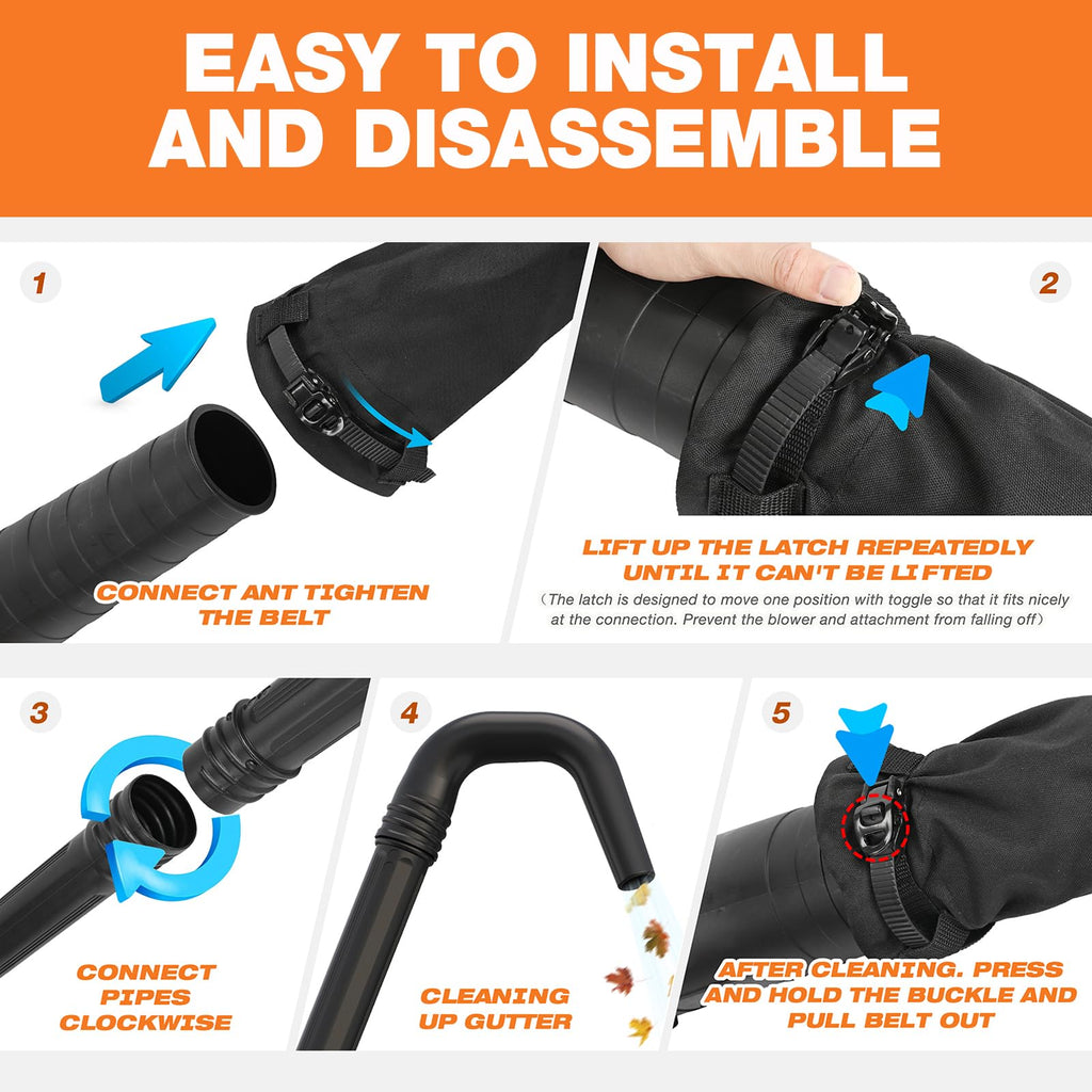 Gutter Cleaning Kit for Leaf Blowers, 11 Feet M342