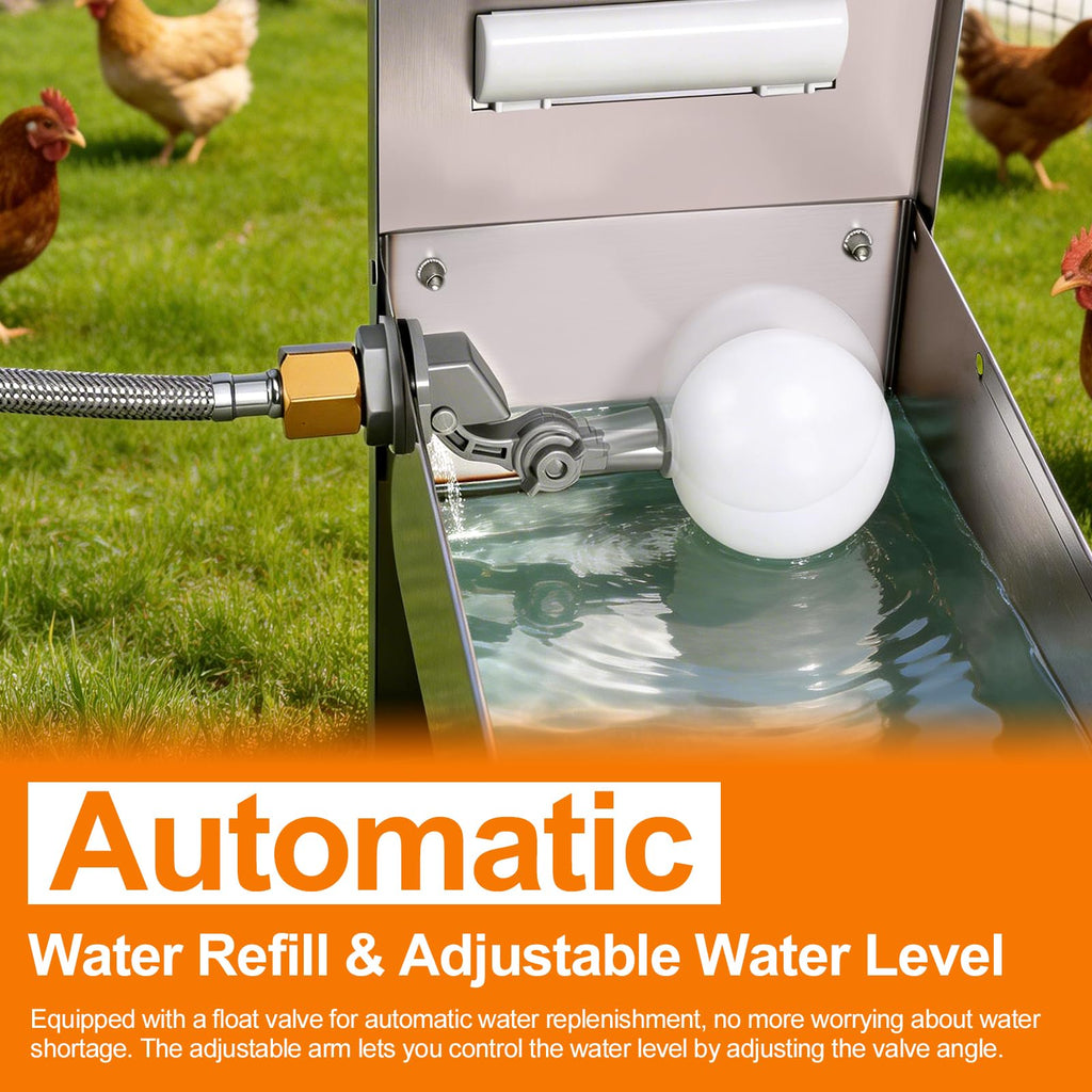 22'' Stainless Steel Automatic Chicken Waterer P925