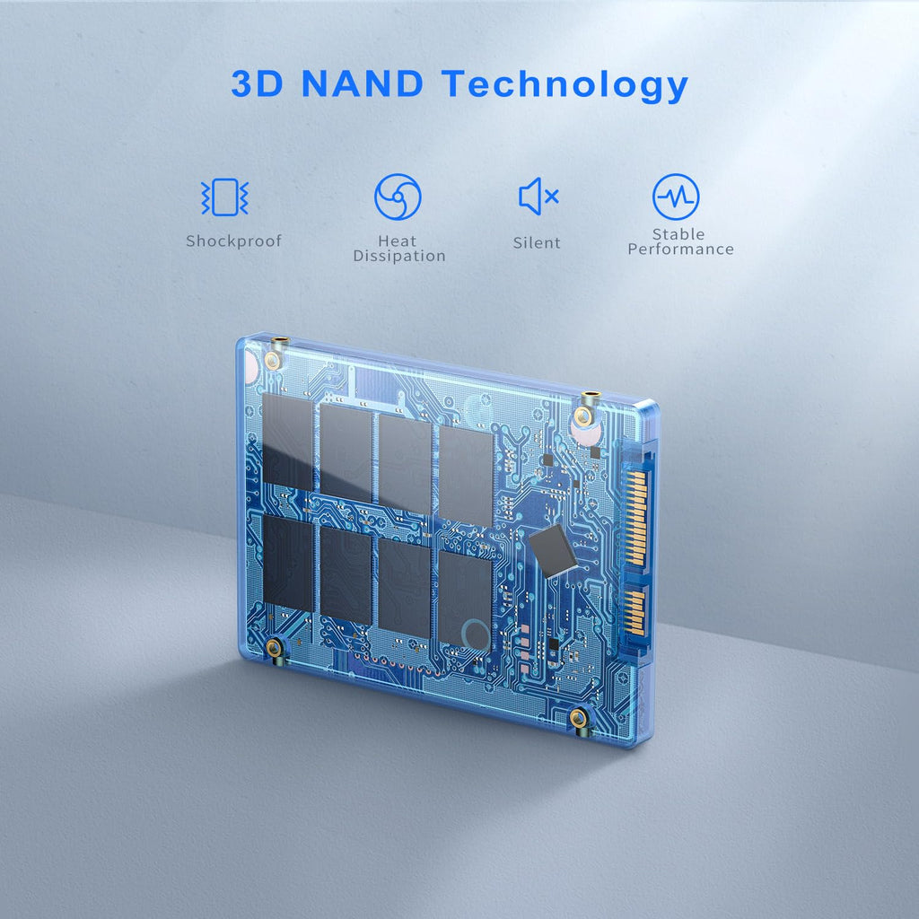 1TB SATA III 2.5" Internal Solid State Drive 3D NAND TLC SSD W41262