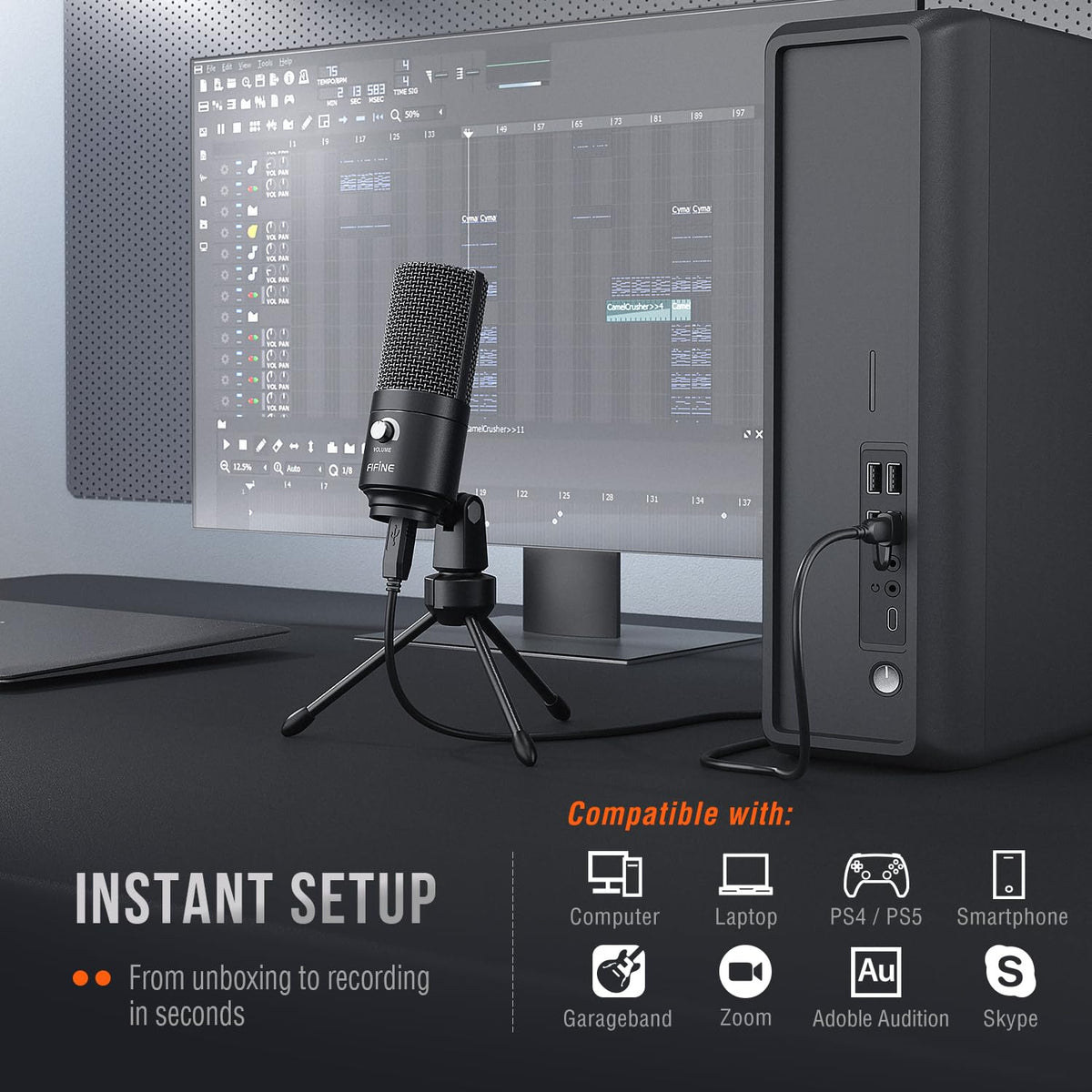 USB Condenser Recording Microphone U751512
